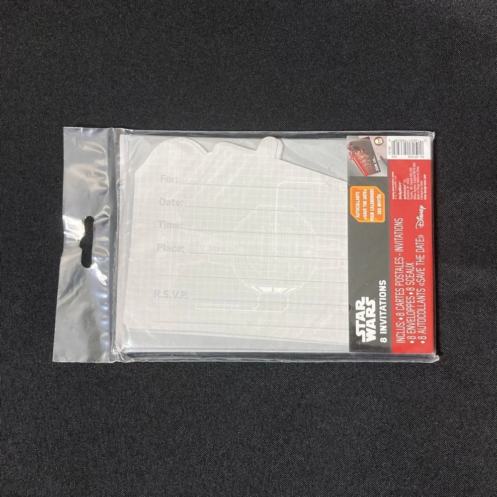 Disney Star Wars Kyle Ren Birthday Invitations 8 Pack